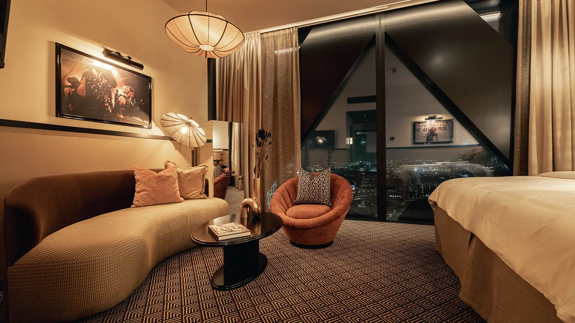 Hotellrum på Jacy’z med utsikt över Göteborg
